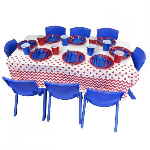 childrens party table and chairs